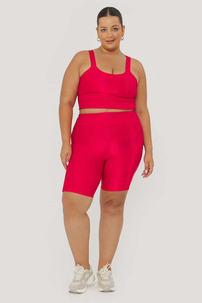 Bermuda Esportiva Euforia Vermelho