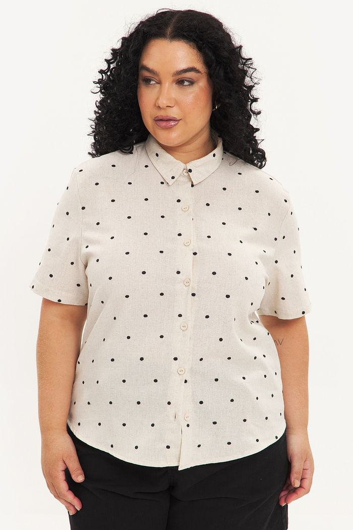 Camisa Alfaiataria Doroty Natural