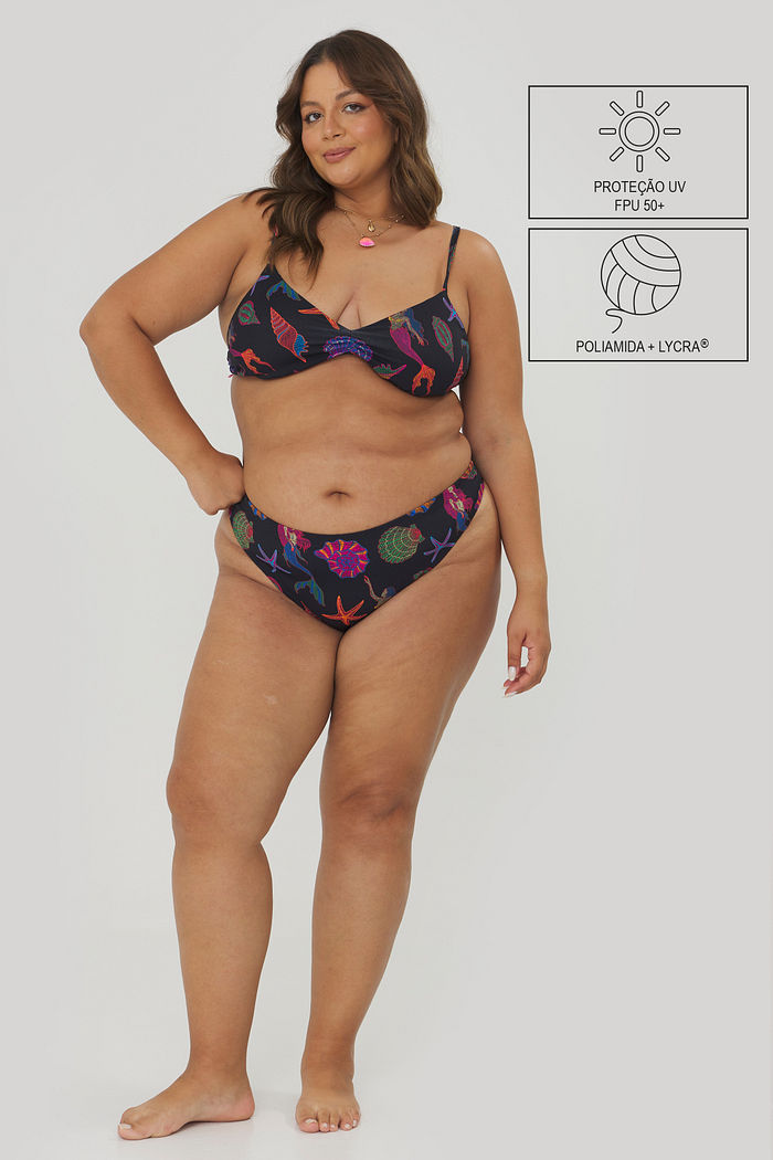 Top De Biquini Mermaid Estampado