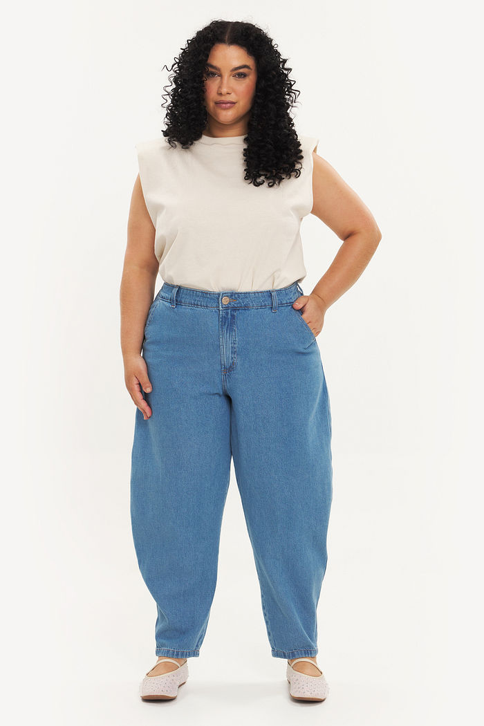 Calça Barrel Alice Jeans