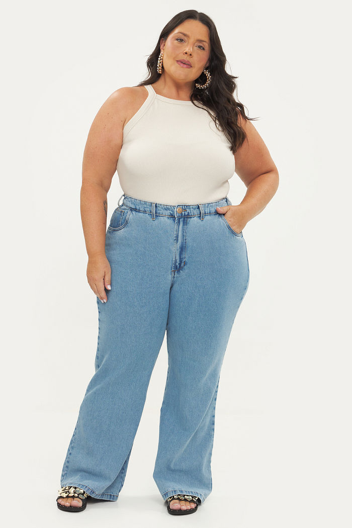 Calça Reta Gaia Jeans