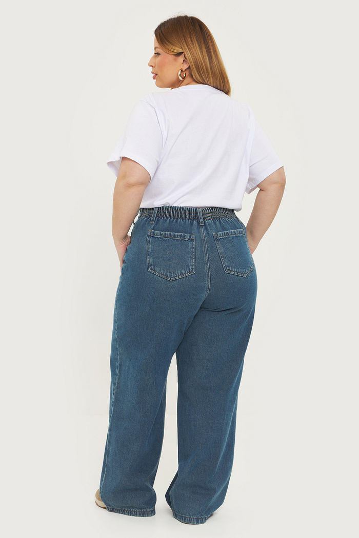 Calça Pantalona Anastácia Jeans