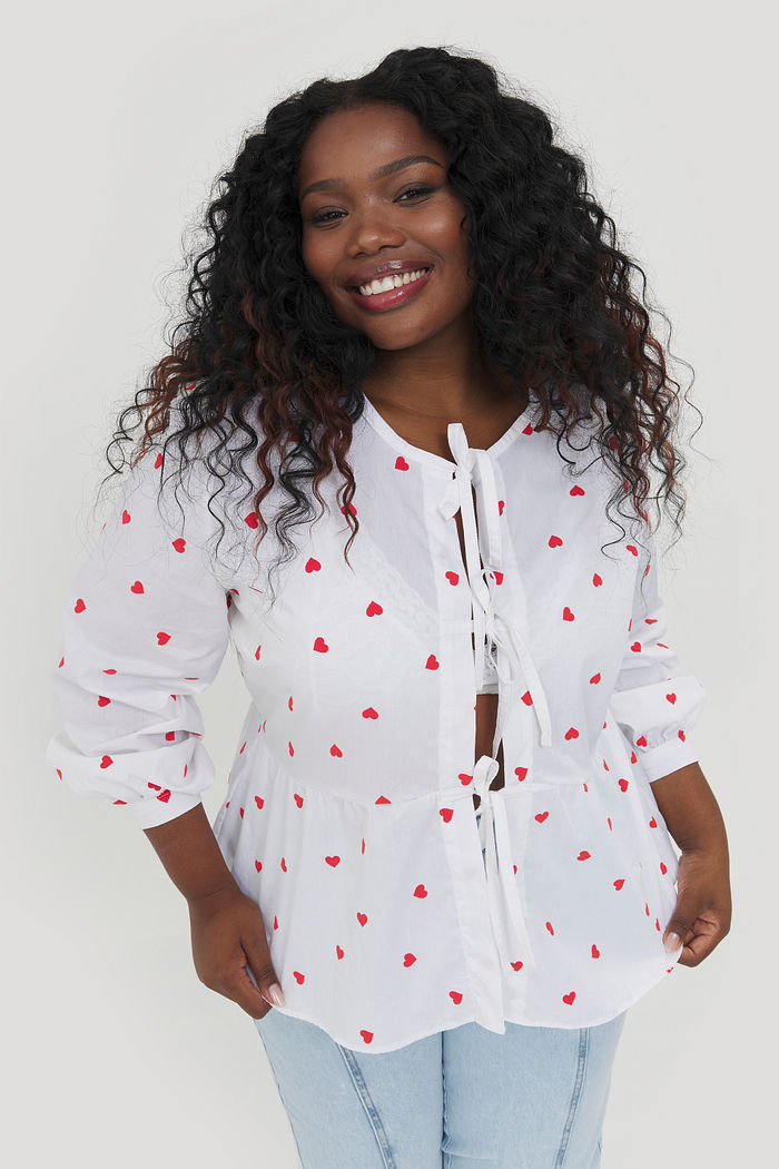 Blusa Tricoline Dolce Amore Branco