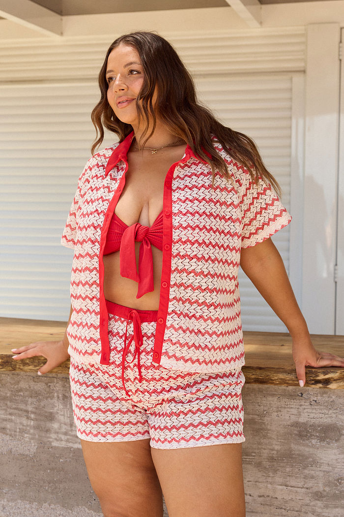 Short Crochet Olga Off-white