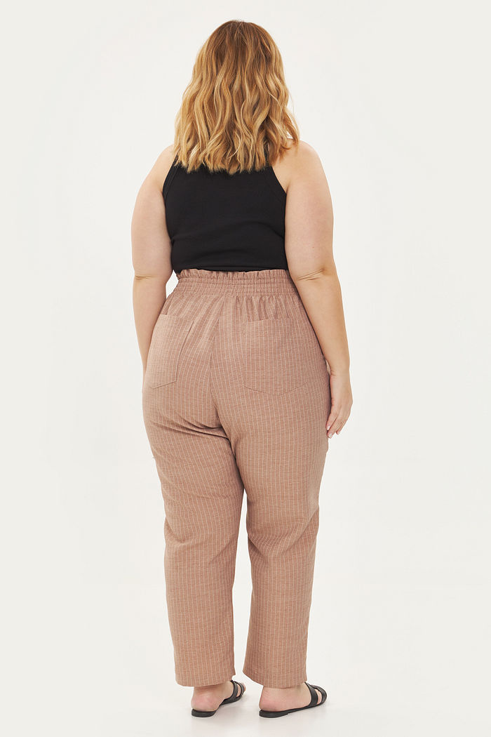 Calça Clochard Afrodite Camel Listrada