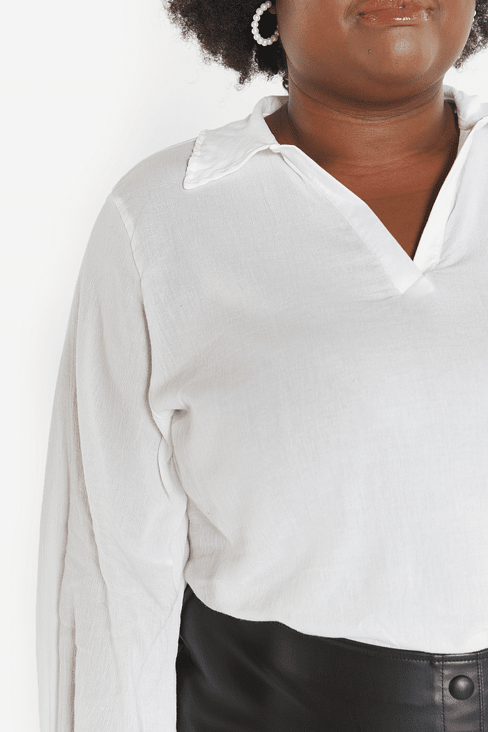 Blusa De Algodão Mona Off-White