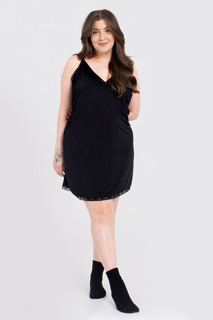 Camisola De Alça Gabi Preto
