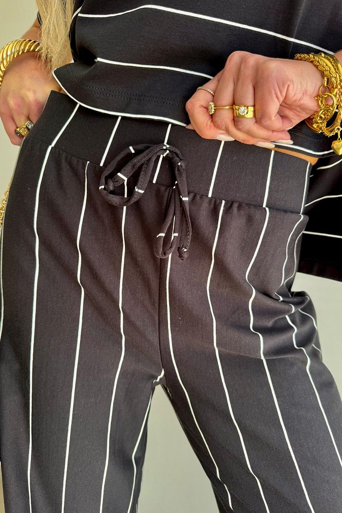 Calça Malha Listras 