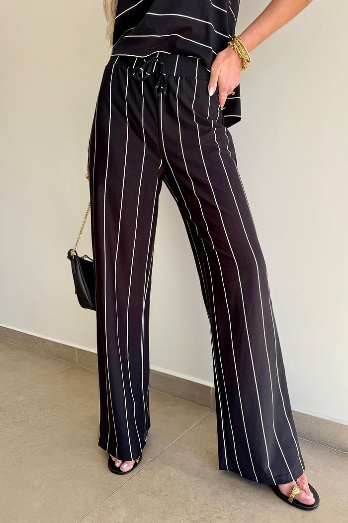 Calça Malha Listras 