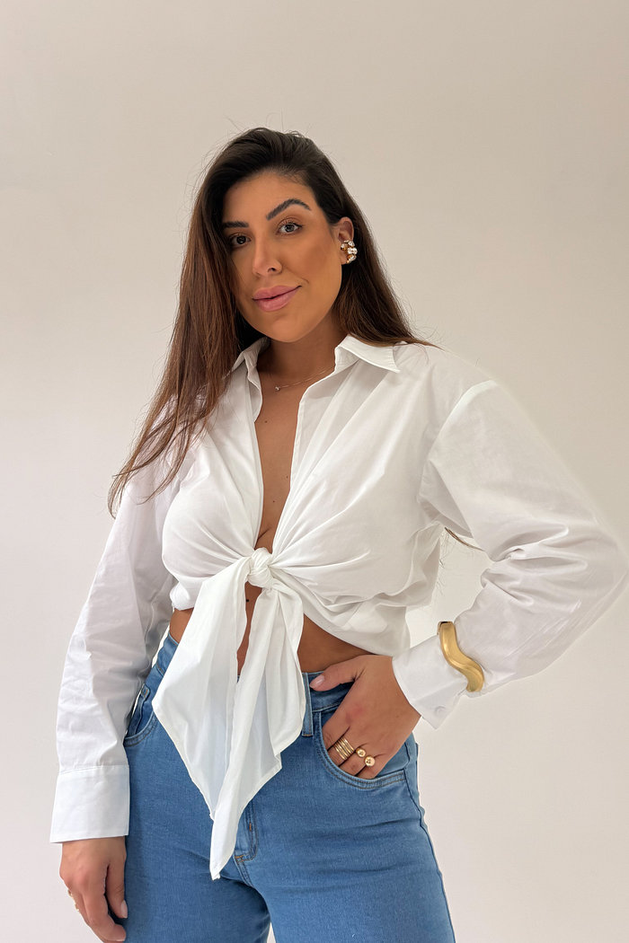 CAMISA COM AMARRAÇÃO CECI