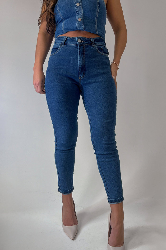 CALÇA JEANS POWER MOM YASMIN NIAH