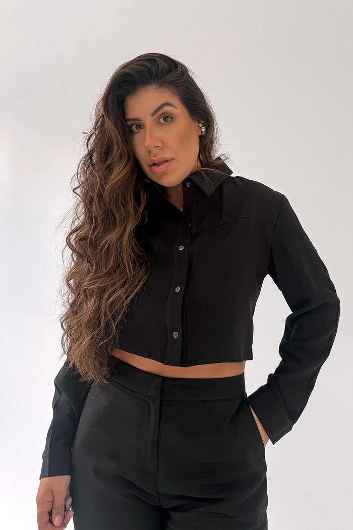 CAMISA CROPPED FIORELLA