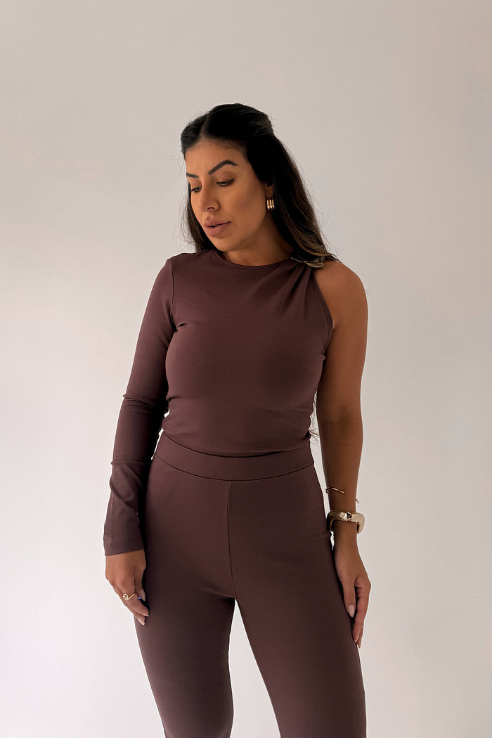 BLUSA OMBRO ÚNICO SELENA MYFT