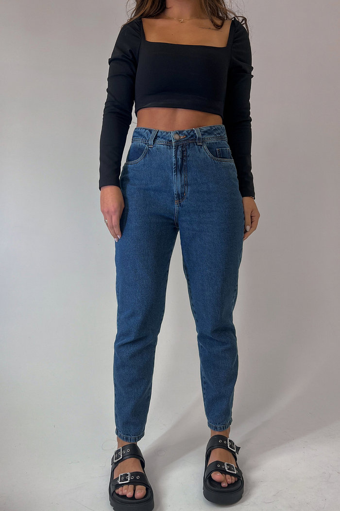 CALÇA JEANS  MOM ISABELA NIAH