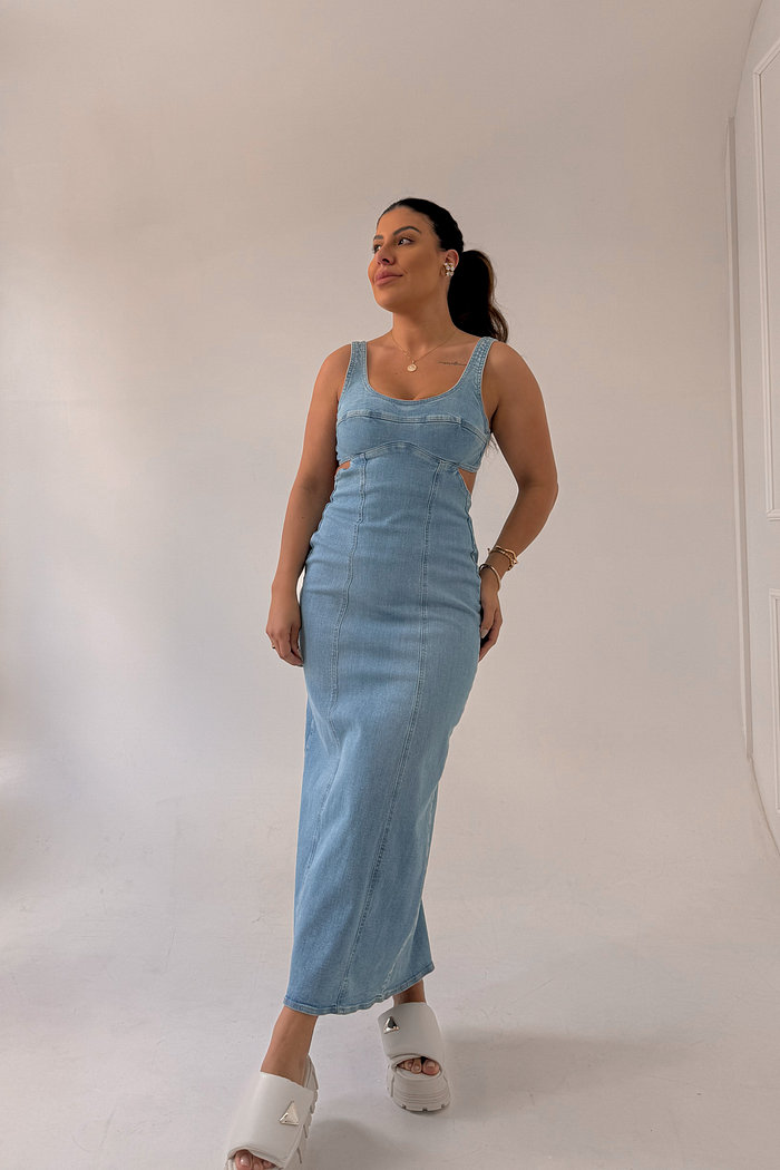 VESTIDO JEANS MIDI JACI MY