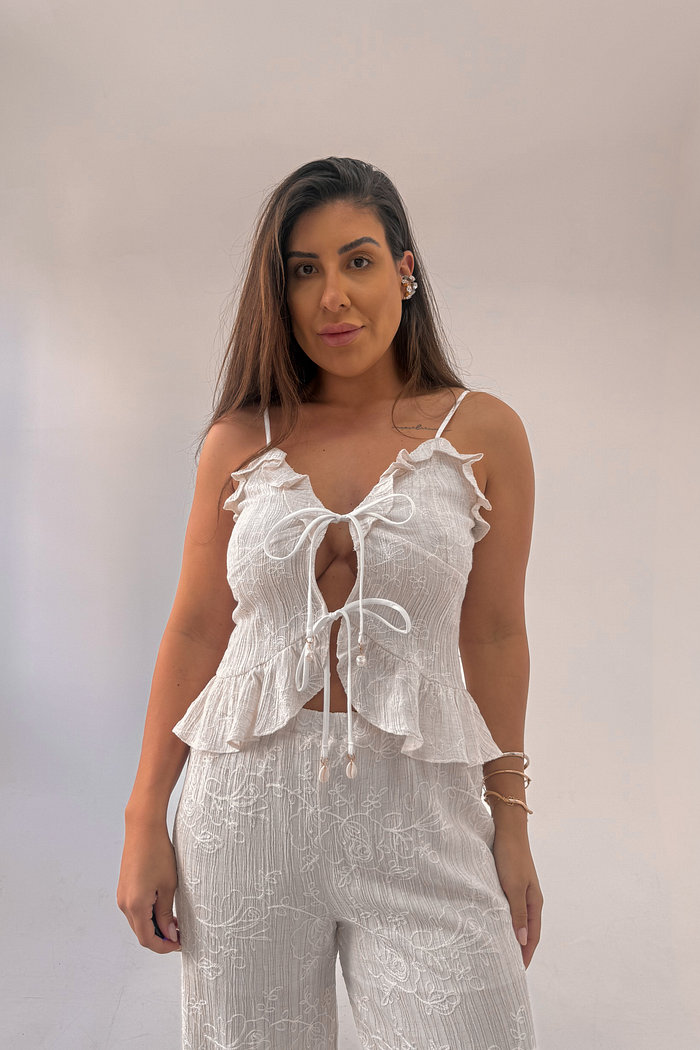 BLUSA DE AMARRACAO RAFAELLA