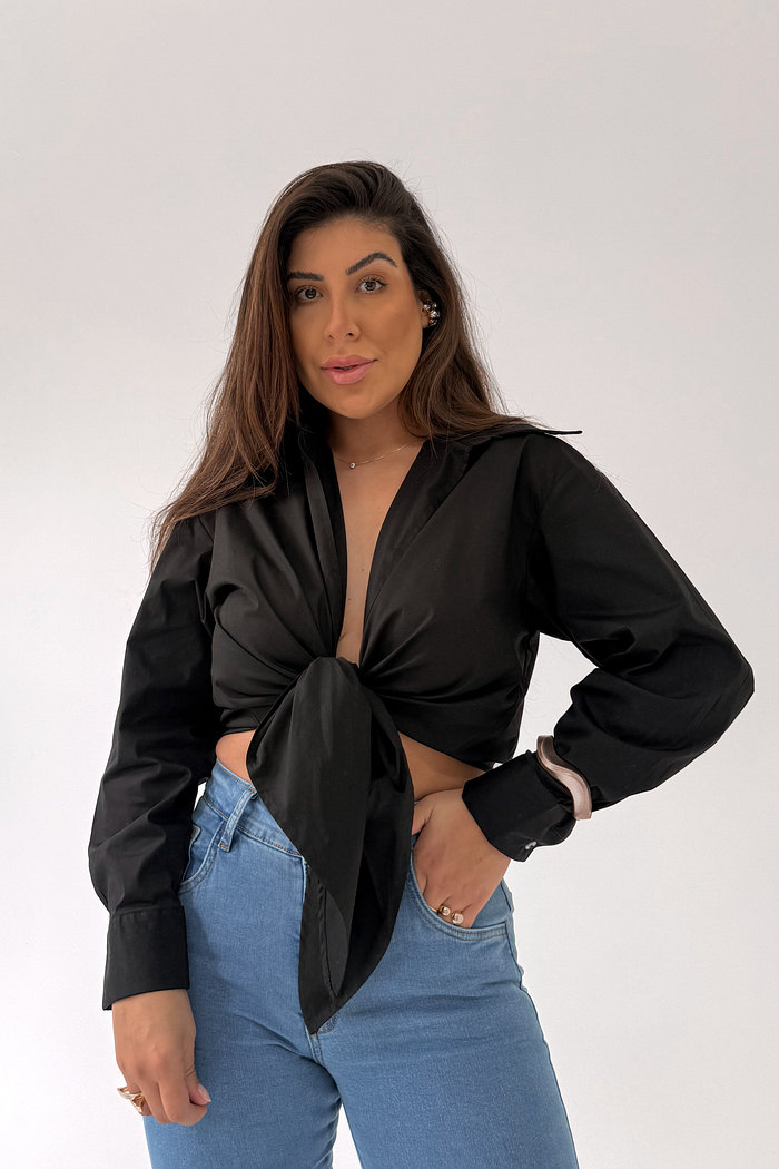 CAMISA COM AMARRAÇÃO CECI