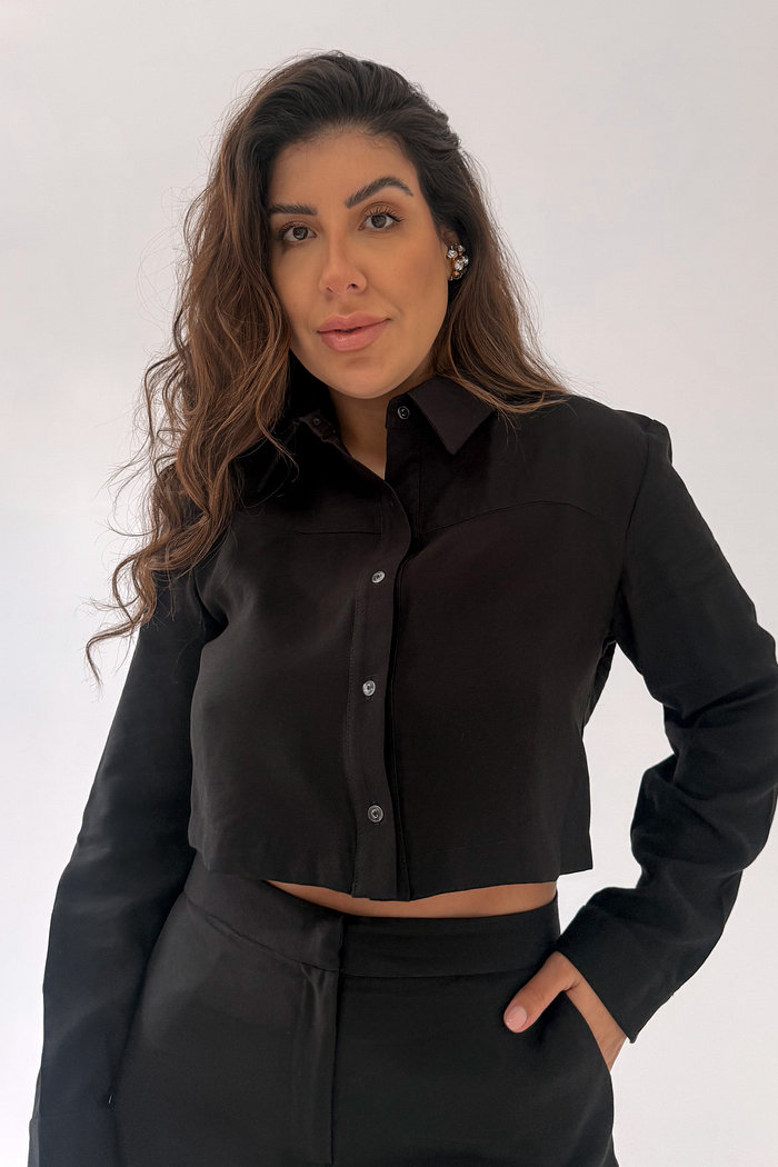 CAMISA CROPPED FIORELLA