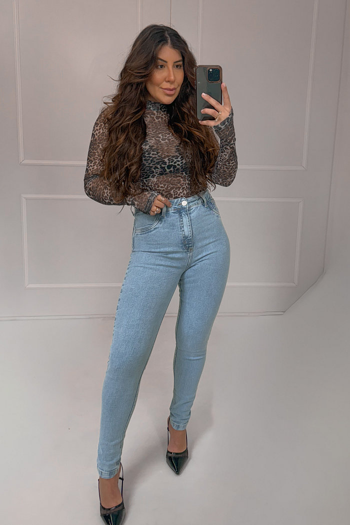 CALÇA JEANS POWER LELI NIAH