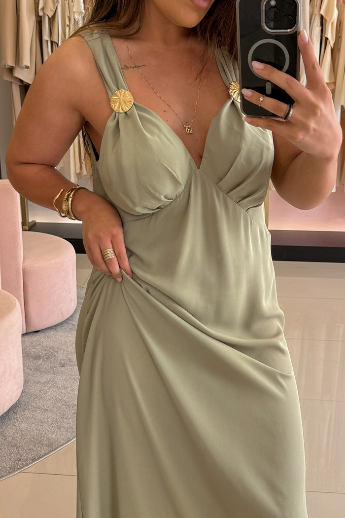 VESTIDO MIDI SEM MANGA BELLA MYFT