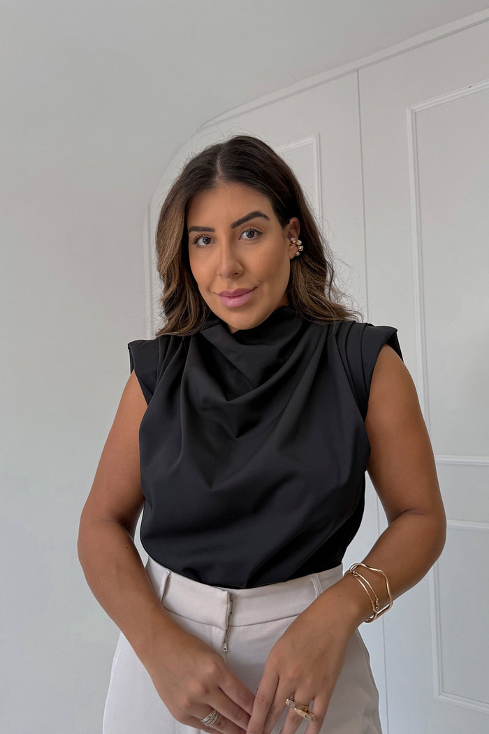 BLUSA EM ALFAIATARIA RAVENA