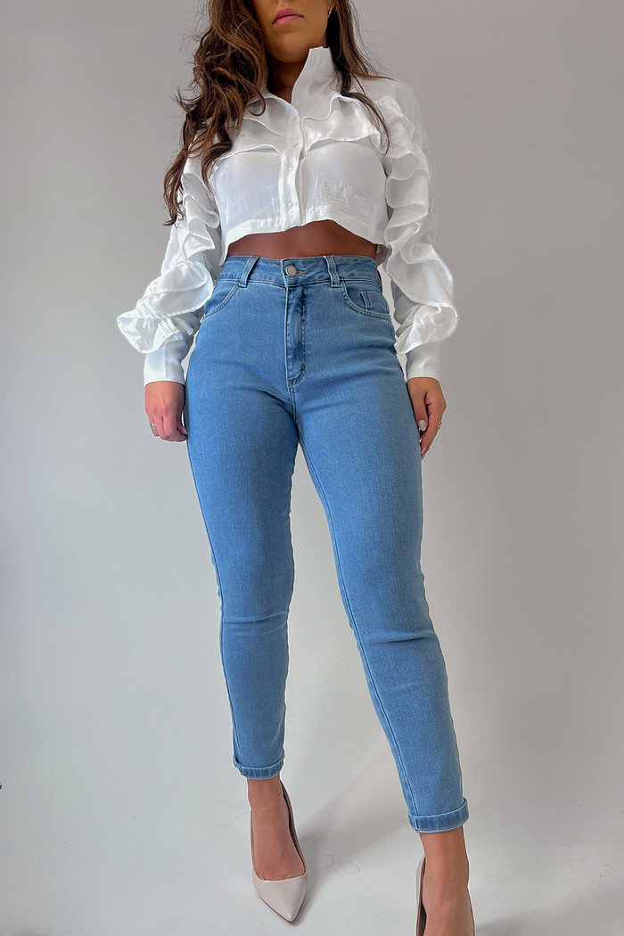 CALÇA JEANS POWER MOM YASMIN NIAH