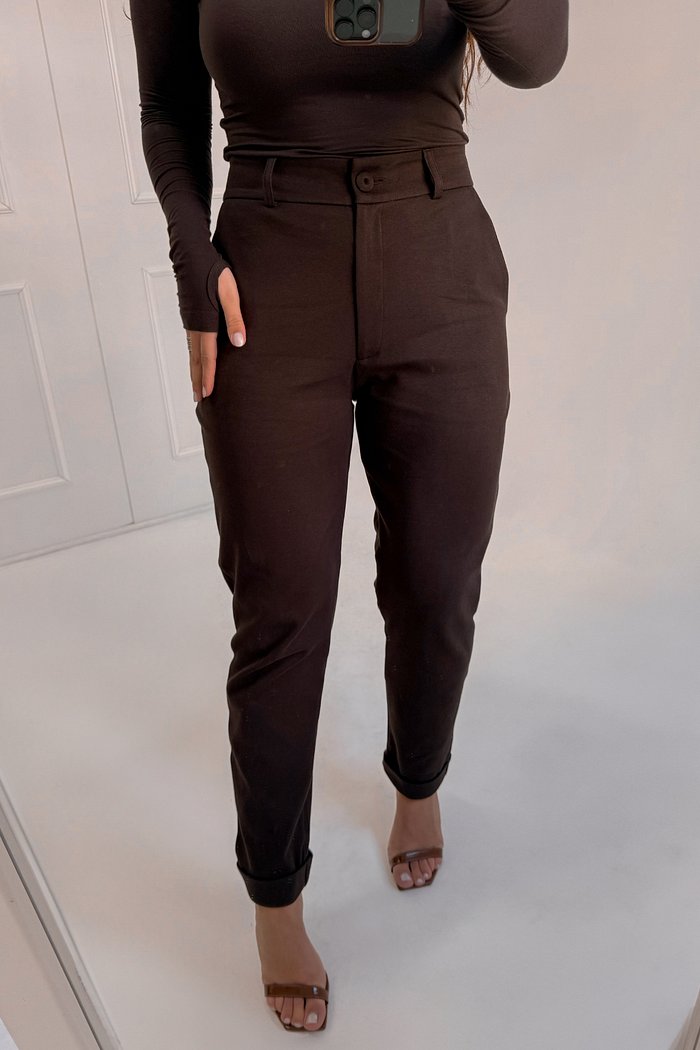 CALÇA ALFAIATARIA COM BARRA ITALIANA AURORA