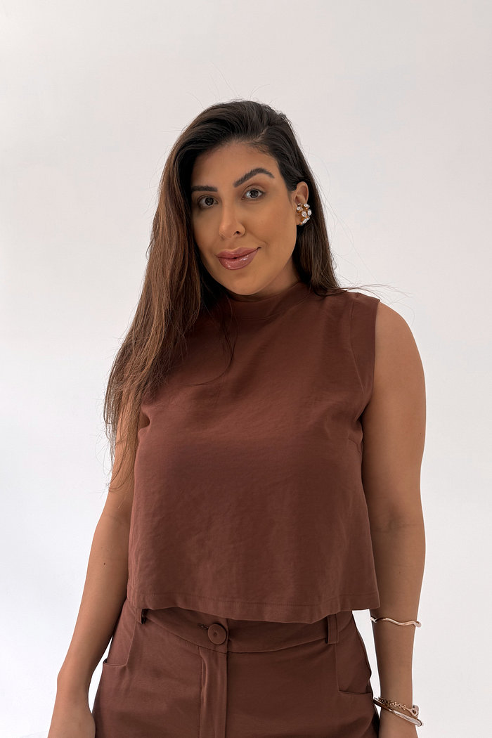 BLUSA COM ZÍPER GRACE