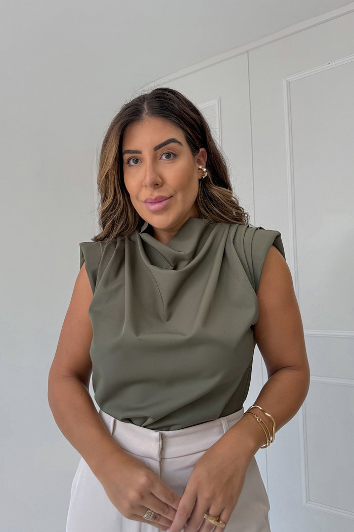 BLUSA EM ALFAIATARIA RAVENA