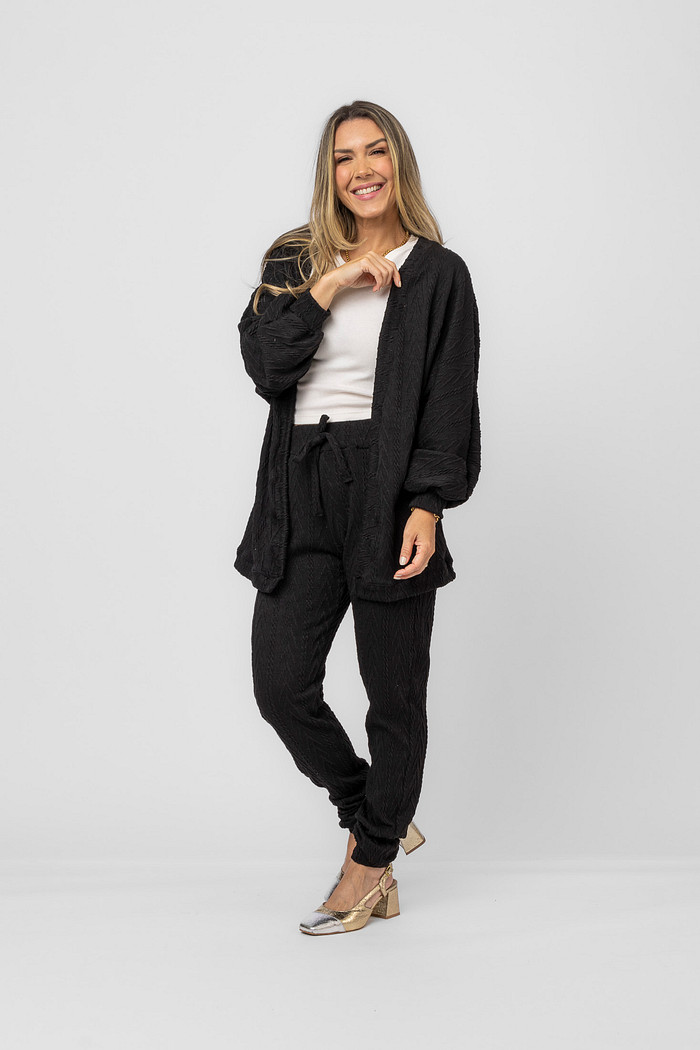 CARDIGAN EDEL PRETO