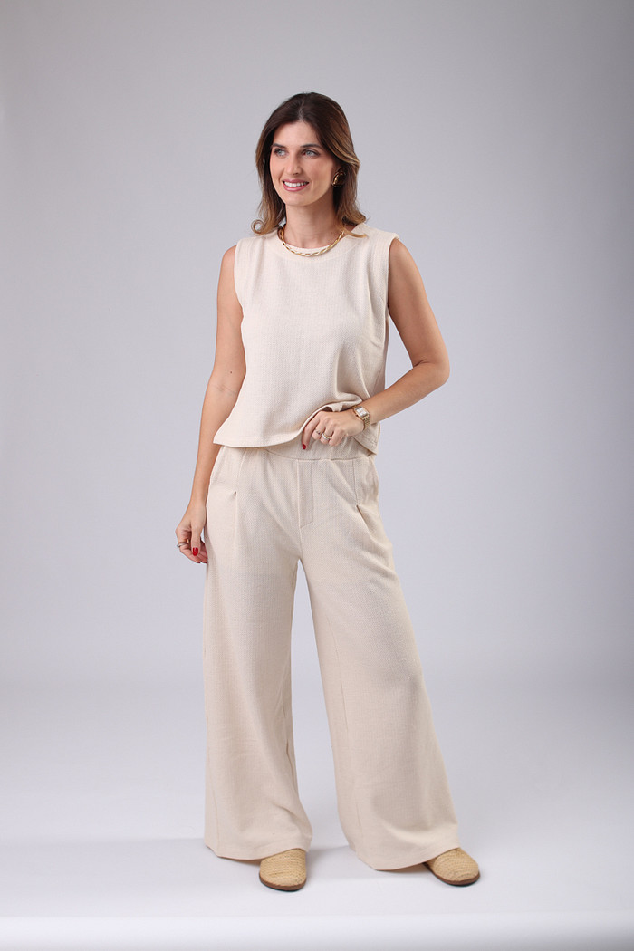 CONJUNTO PANNA MILK -  BLUSA + CALÇA