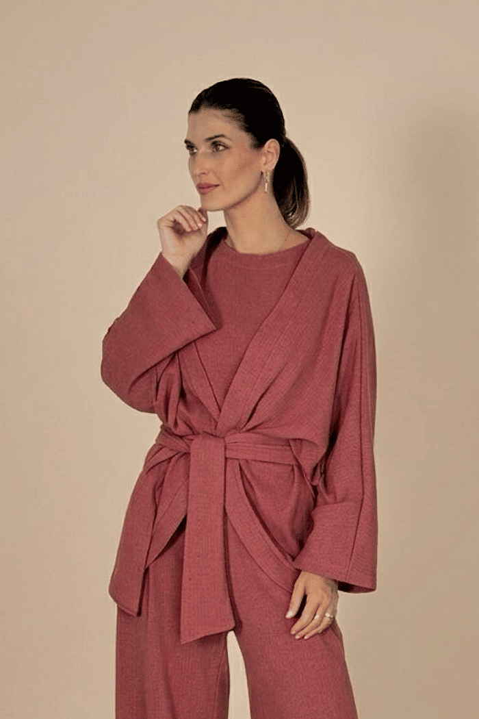 KIMONO PANNA MUTED BLUSH