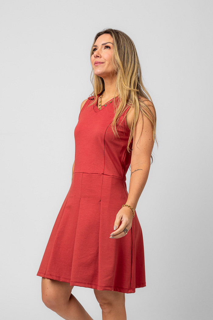 VESTIDO GALEANA VERMELHO BESO