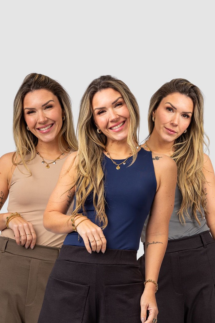 KIT 3 REGATAS POLIAMIDA - VITTA