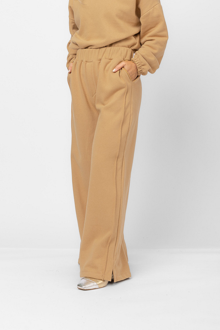 CALÇA MOND DOCE DE LEITE - MOLETOM CAMURÇA TOUCH