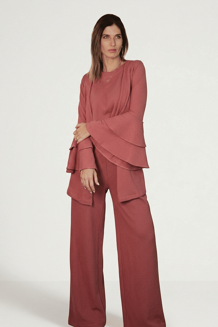 KIMONO VOLARE MUTED BLUSH