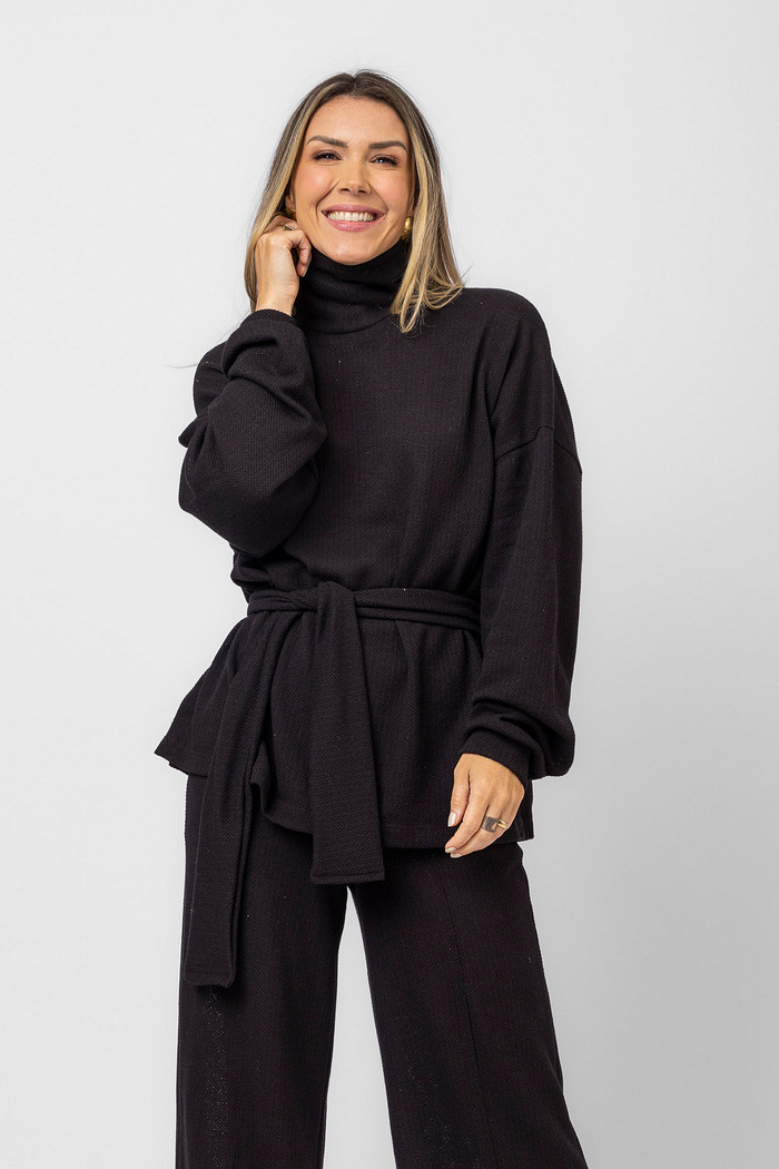 BLUSÃO MUNIQUE PRETO