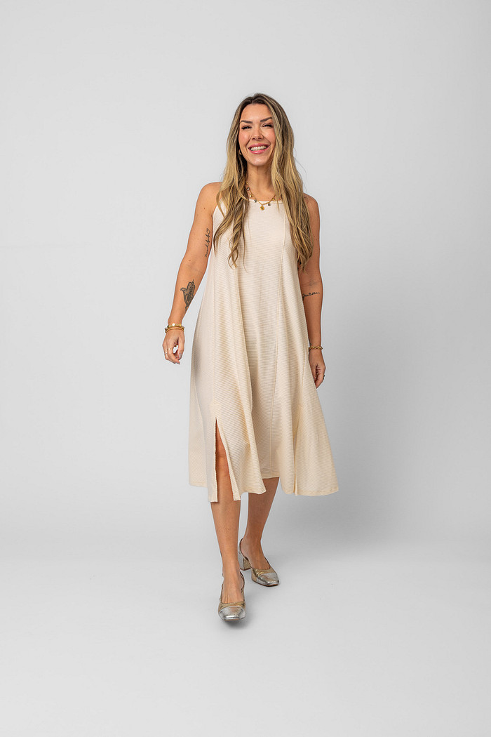 VESTIDO LAGUNA CREME