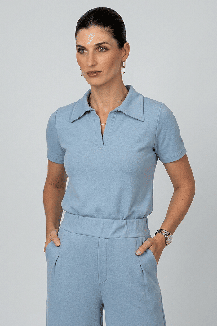 BLUSA POLO MILÃO AZUL ESTALEIRO