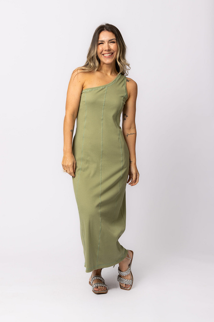 VESTIDO PACCO MATCHA