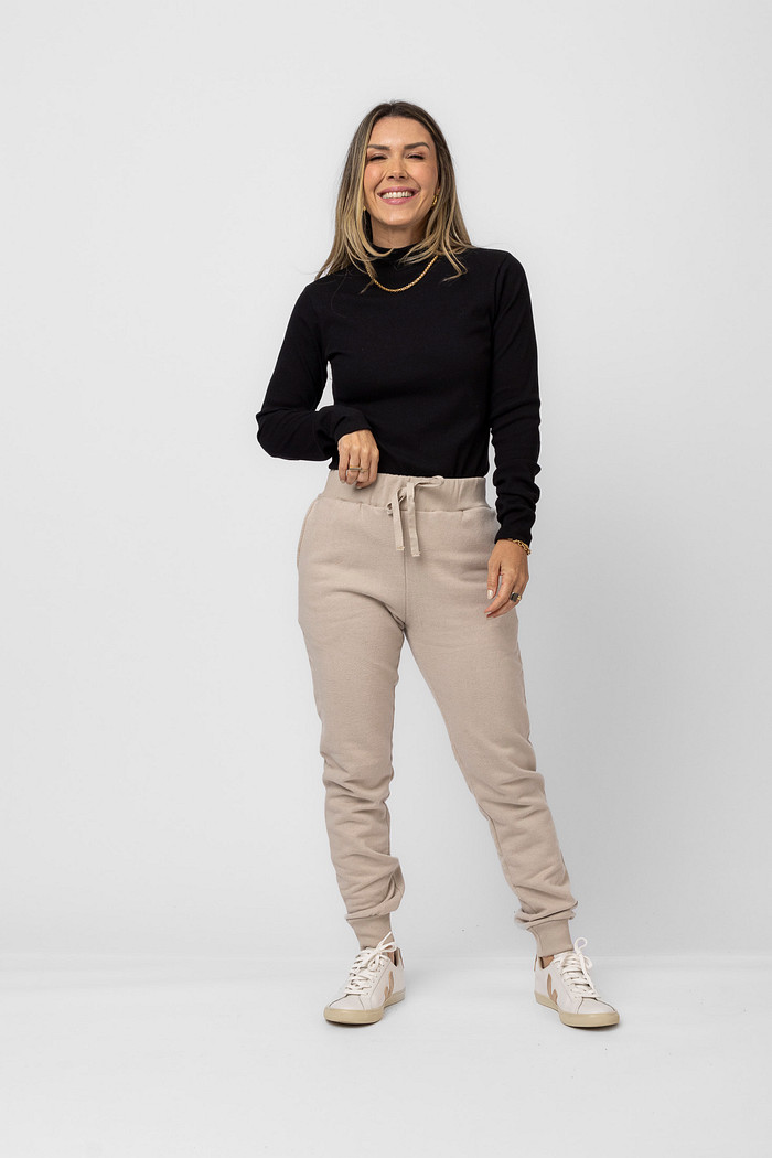 CALÇA BERLIM GELO - MOLETOM CAMURÇA TOUCH