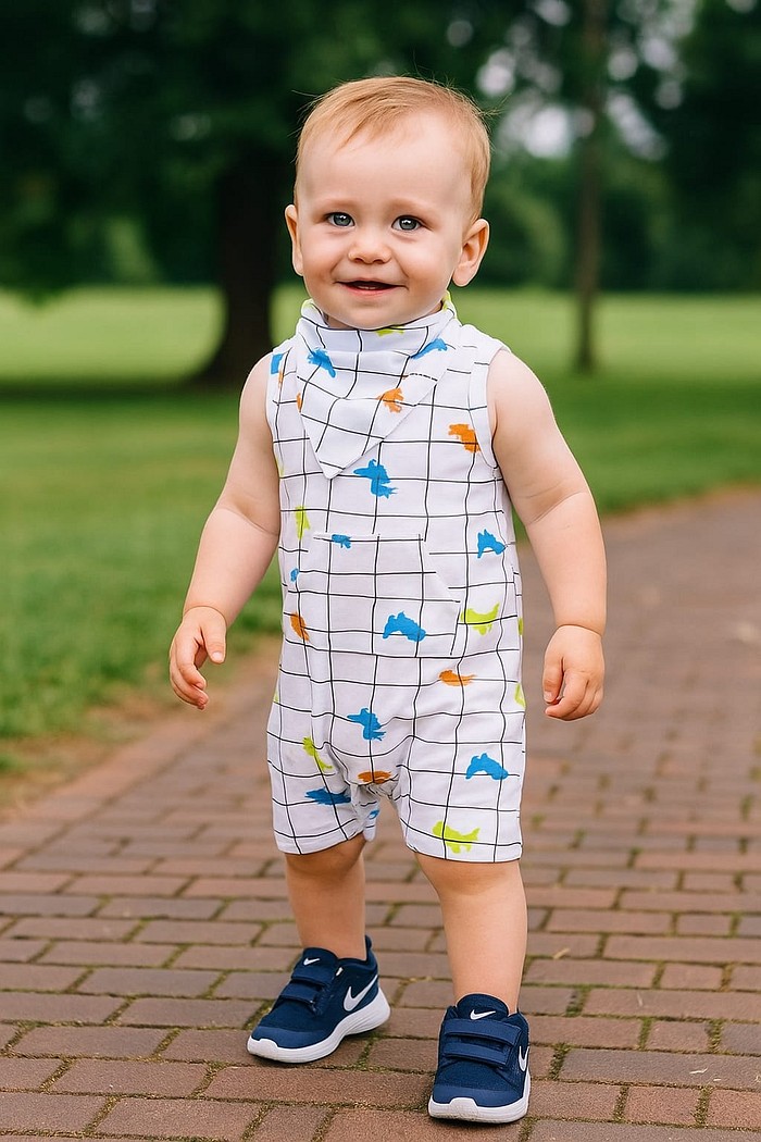 Romper Regata Com Bolso + Bandana