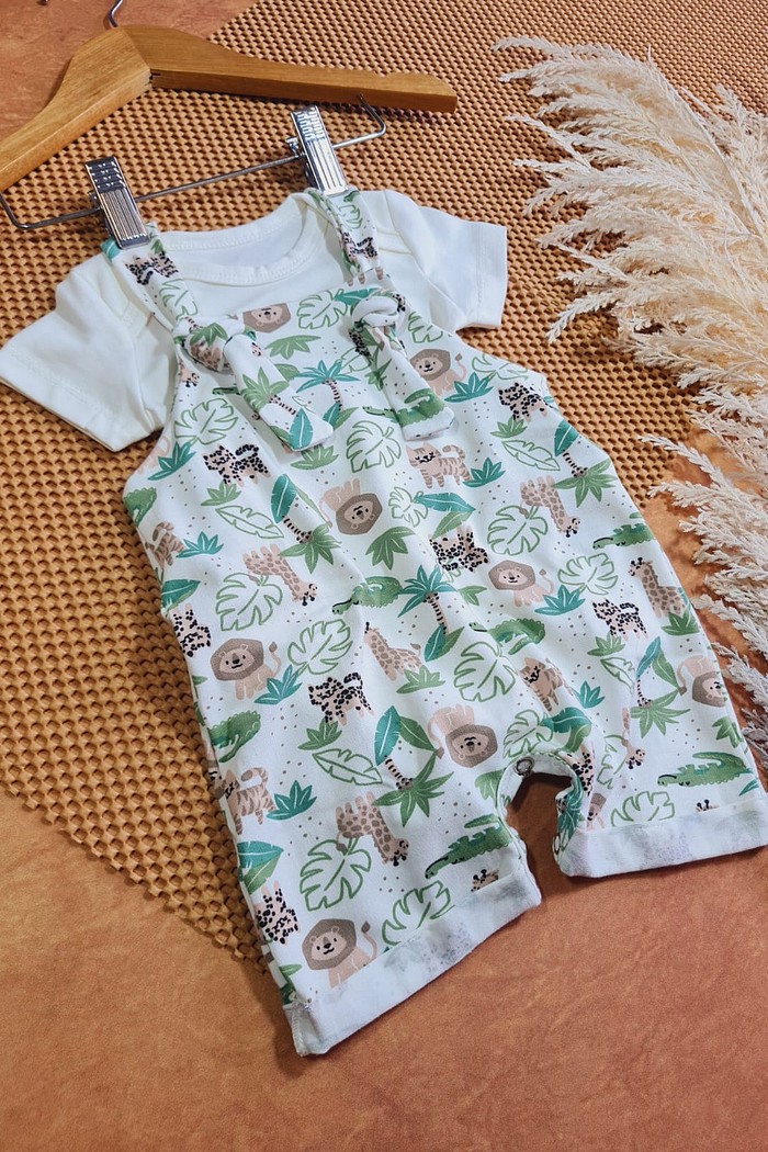 Body MC Off + Jardineira