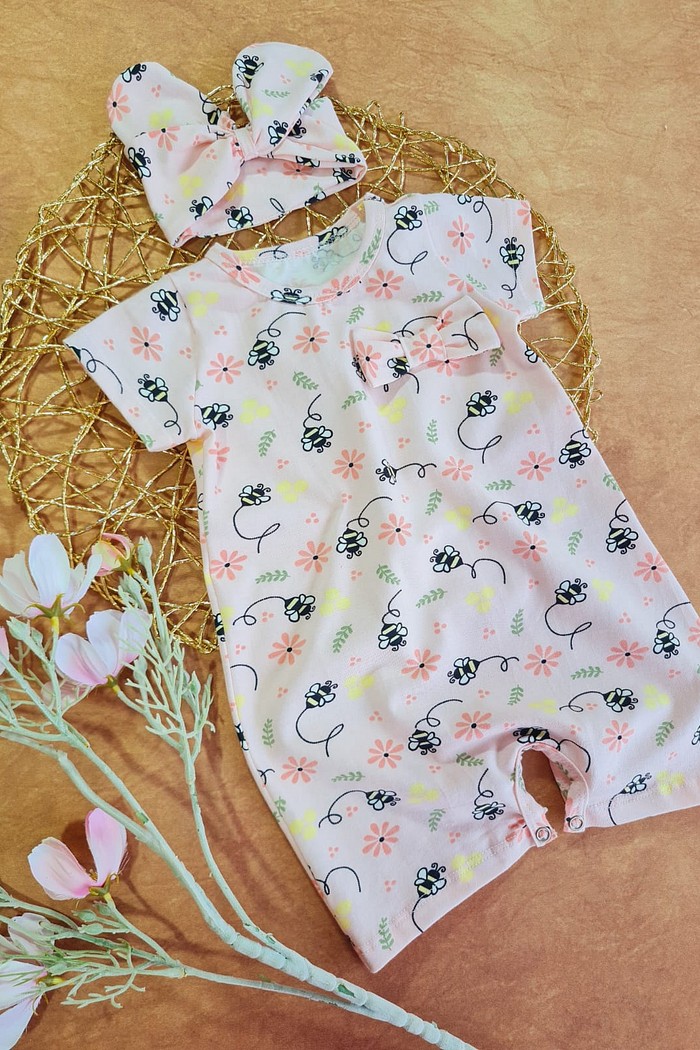 Romper Feminino + Laço