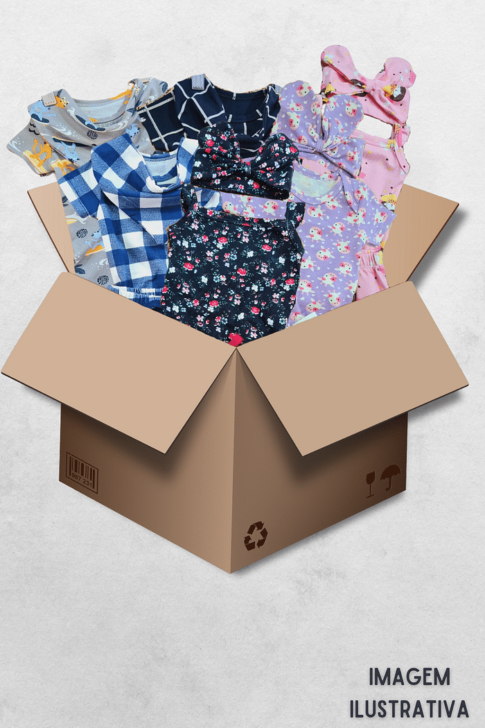 Kit 6 Conjuntos de Verão Tam 3 - Feminino e Masculino