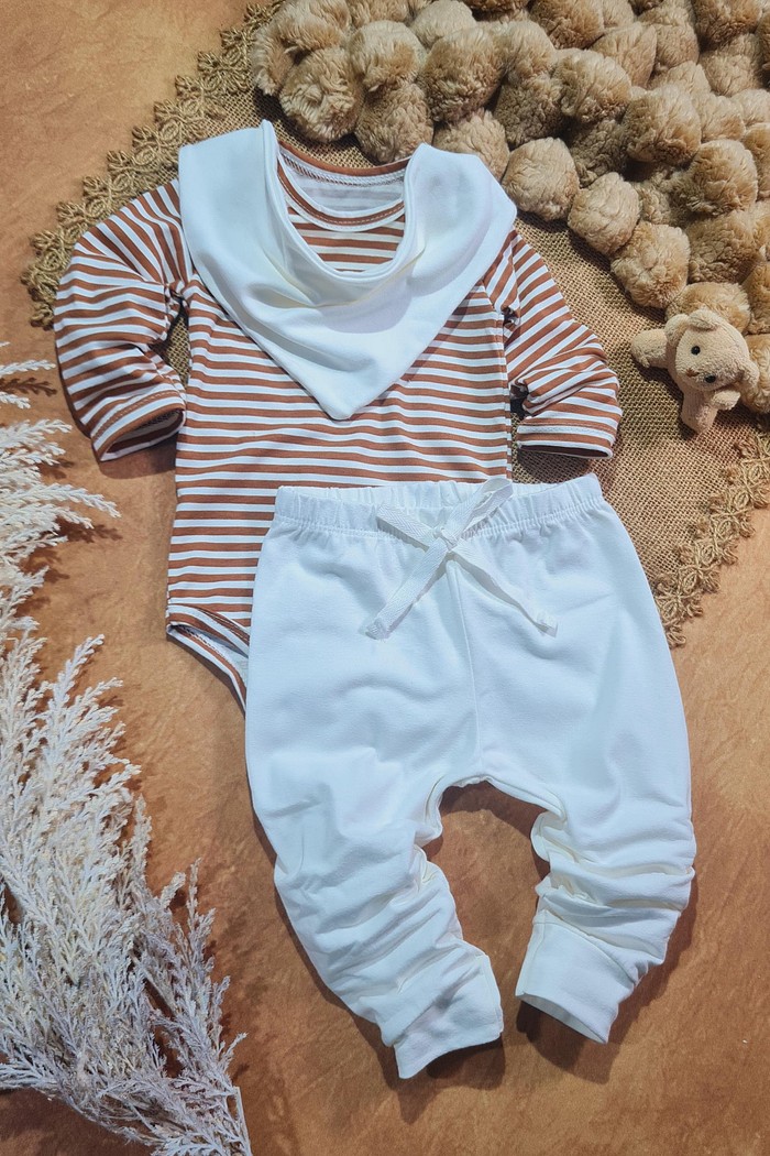 Body ML + Calça Off + Bandana Off