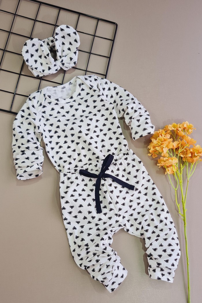 Body ML + Calça + Laço