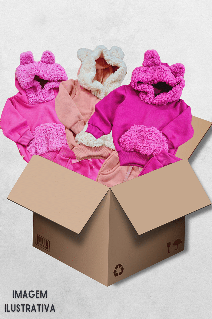 Kit 6 Moletons P/M - Feminino