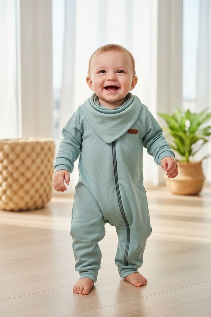 Macacão Zíper + Bandana