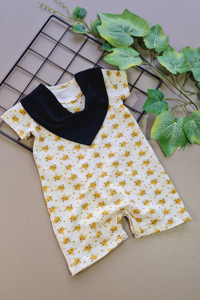 Romper Masculino + Bandana Preta